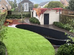 C. Van der Linden Tuin- en Landschapsarchitectuur Geen klassieke rechthoek!