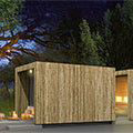 Outdoor living in de winter